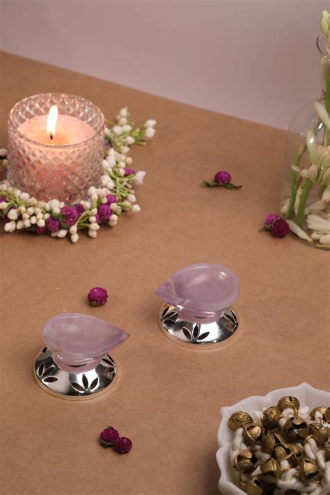 Shop Natural Amethyst Diya | Diyas | Gem Anatomy – GemAnatomy