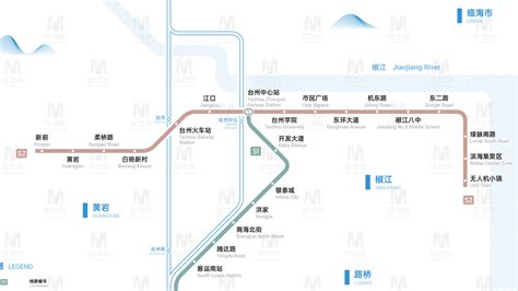 台州轨道交通线路图（2022+） - 知乎
