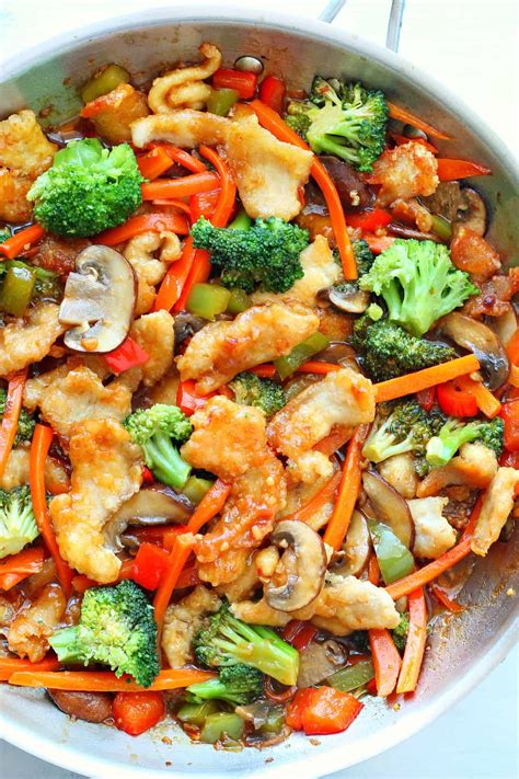 Easy Hunan Chicken - Crunchy Creamy Sweet