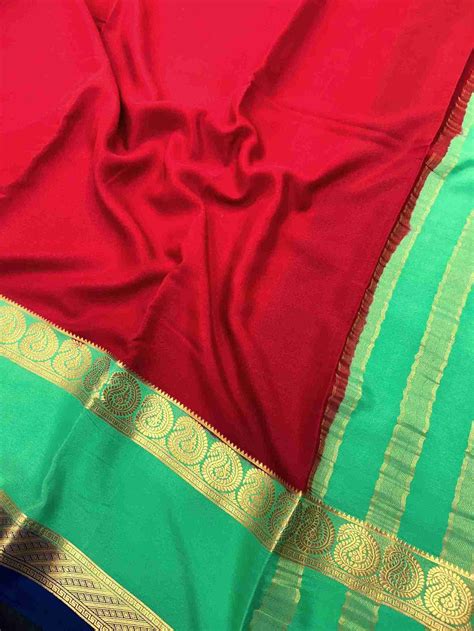 Pure Mysore Silk-Mango Bentex – Sanjar Creation