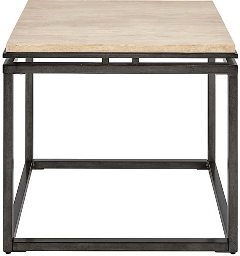 Baggett Cream Colors,Light Wood,White End Table | Rooms to Go