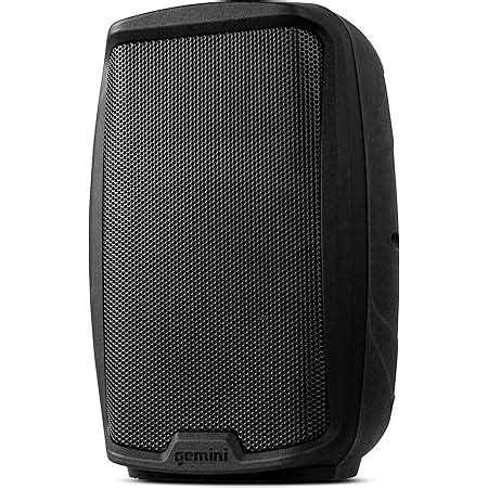 Gemini Sound AS-2108P Amplified 2-Channel PA Monitor DJ System, 8" Inch ...