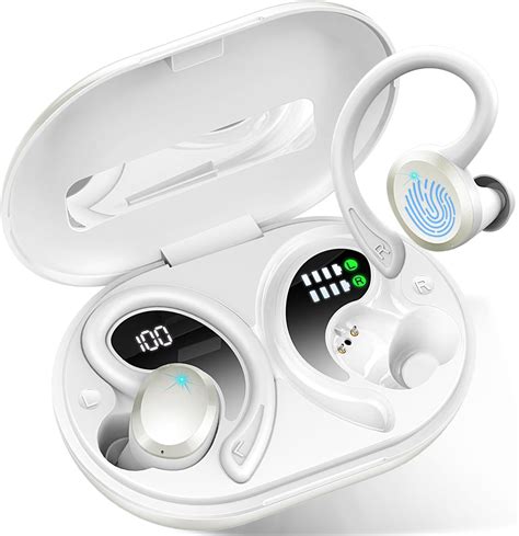 Wireless Earbuds, Wireless Headphones with HD Mic, HiFi Stereo Noise Canceling Earbud, 48H ...