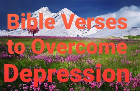 Image result for Scriptures On How to Overcome Depression