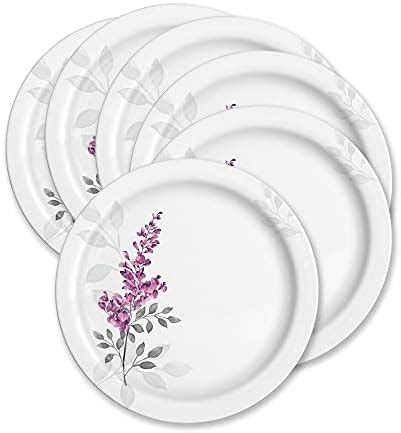 Buy Milton Lissome Melamine Dinner Plate, Set of 6, Diana, 11" Each ...