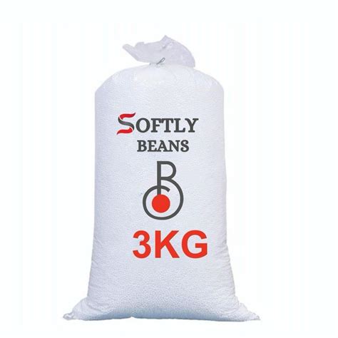 Softly Beans- 3KG Bean Bag Filler Beans for/Fillings/High Density Beans ...