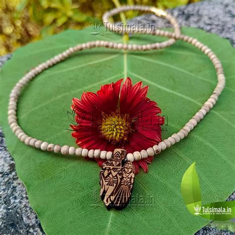 Shri Radha Krishna Original Tulsi Locket Kanthi Mala - Tulsi Mala