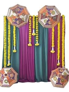 SELLPLUS Backdrop Setup for Mehndi, Marrige, Pooja, ganpati,All ...