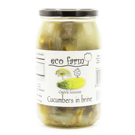 Eco Farm Cucumbers in Brine - European Food Express