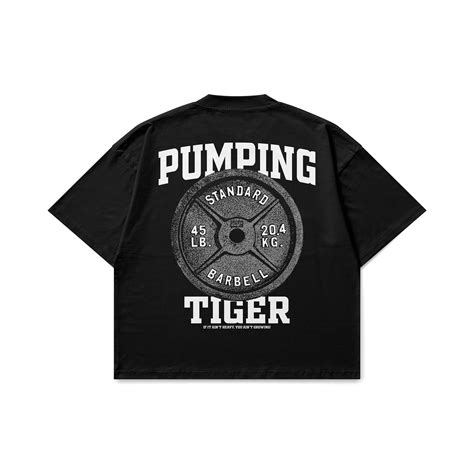 Iron Plate Black Oversized T-shirt India – PUMPINGTIGER