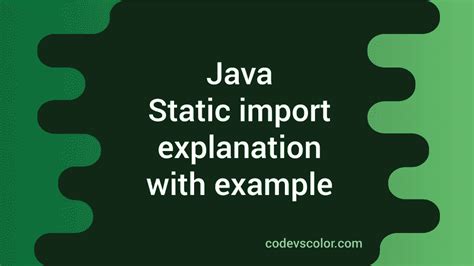 Image result for Static Import Java