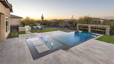 Custom Swimming Pools: Modern Geometric Art In Cave Creek