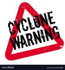 notice on cyclone alert - Brainly.in