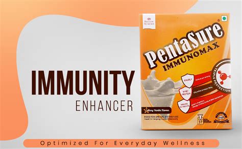 Pentasure Immunomax Immunity enhancer - Creamy Vanilla 244g (61gm X 4 ...