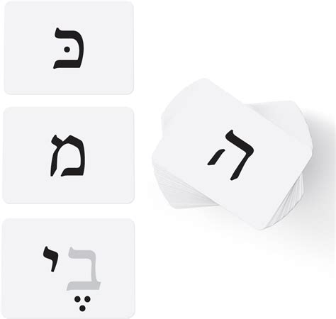 Buy CARDDIA Biblical Hebrew Alphabet (Including Consonant, Vowel ...