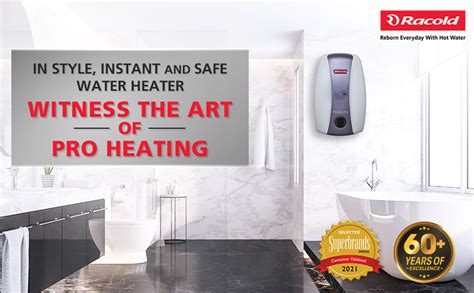 Buy Racold Pronto Pro 3L 4.5KW Instant Water Heater (Geyser), Faster ...