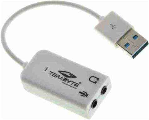 TERABYTE USB Sound Adapter Audio 7.1 Computer, Laptop TB-26L Sound Card ...