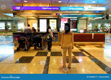 Singapore :Foreign Currency Exchange Editorial Photography - Image of changi, travel: 55686217