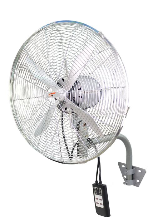 Basic Customization 4 Blade Industrial Wall Fan with IR Remote with CB ...