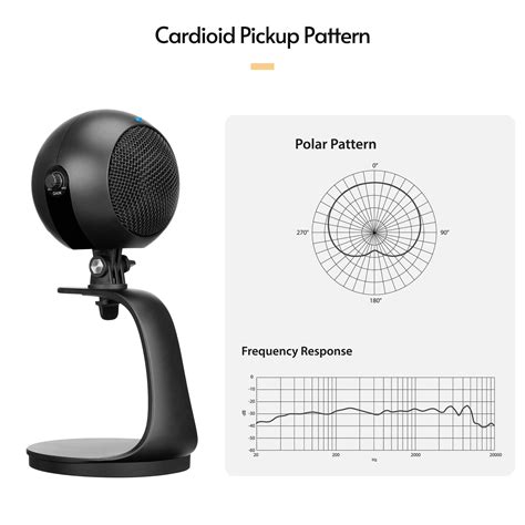 Buy BOYA PM300 Cardioid Microphone Desktop Microphone Real Time ...