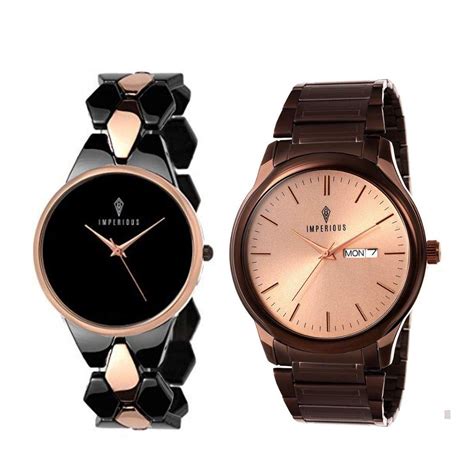 IMPERIOUS - THE ROYAL WAY Combo Analogue Women's Watch(Silver Dial ...