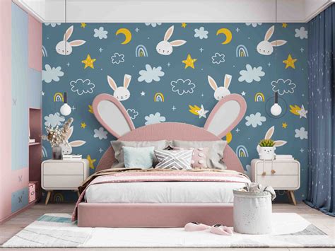 Rabbit Face Art In Sky Customize Wallpaper – Myindianthings