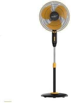 Buy V-Guard Finesta RW Neo Remote 400mm Pedestal Fan (Yellow Black ...