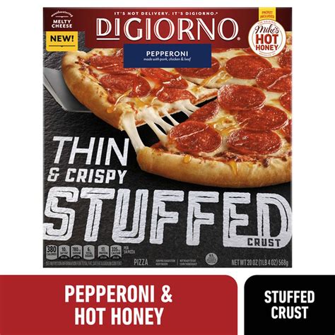 DiGiorno Frozen Pizza Crispy Thin Stuffed Crust Pepperoni And Hot Honey ...