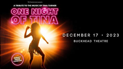 One Night of Tina: A Tina Turner Tribute Show in Atlanta, Buckhead ...