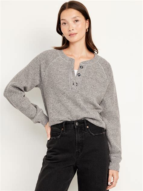 Women's Soft Henley Shirts | Old Navy Canada
