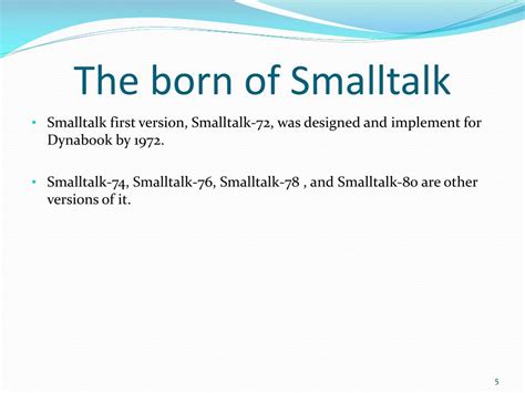 Image result for smalltalk programming language tutorial