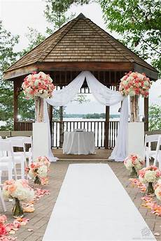 Outside Gazebo Wedding Decoration Ideas by Lakeside Resort Wedding Gazebo Wedding Decorations Outside Gazebo Wedding Decoration Ideas