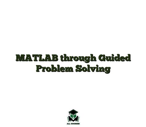 Image result for Problem Solving Using MATLAB