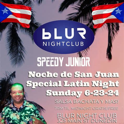 Noche de San Juan Latin Night at Blur Dunedin, Blur Nightclub, Dunedin ...