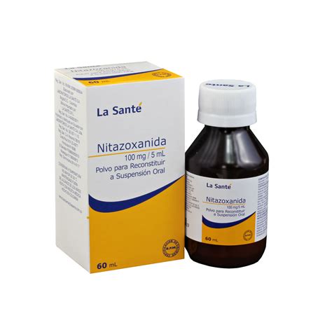 La Santé | Nitazoxanida Suspensión 100mg/5ml