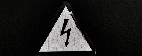 Download wallpaper 2560x1024 sign, warning, danger, electricity, black ...