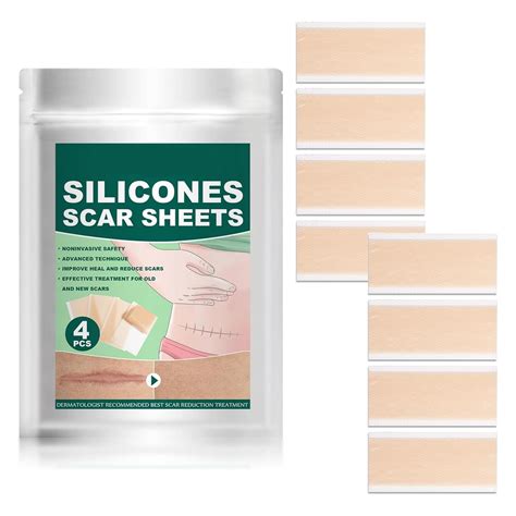 Kastwave Silicone Scar Sheets Silicone Scar Tape Roll 8 Pack ...