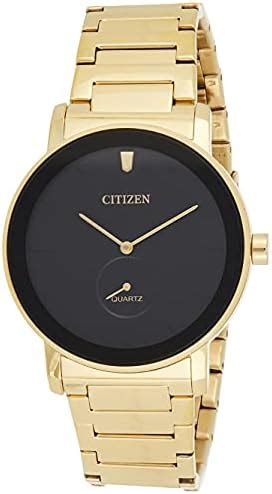 Citizen Stainless Steel Analog Black Dial Men Watch-Be9182-57E, Gold ...