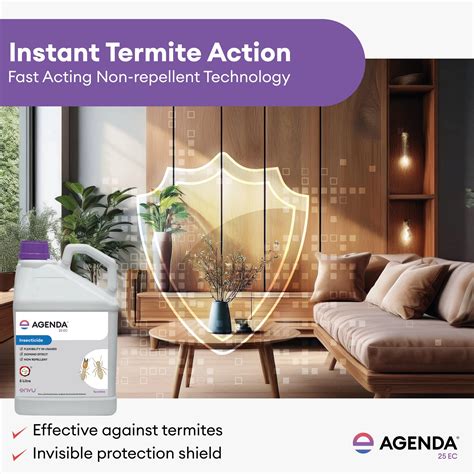 Agenda For Termite Control (Deemak Killer) - 5 L | Anti Termite Chemic ...