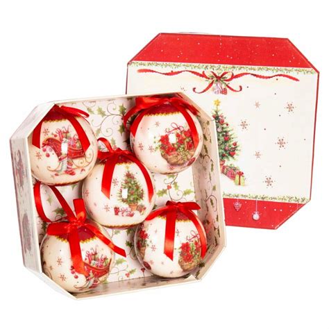 Boules de Noël Multicouleur Papier Polyfoam 7,5 x 7,5 x 7,5 cm (5 ...