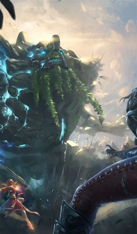 Download wallpaper Battle, Braid, Art, Ass, Traxex, Dota 2, DotA 2 ...