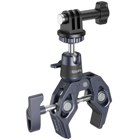 SmallRig 4102B Super Clamp with 360° Ball Head Mount for Action Cameras ...