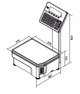 RX-850EV Label Printing scale | SSR SOLUTIONS