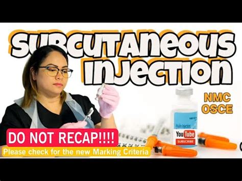 Image result for Subcut Injection OSCE