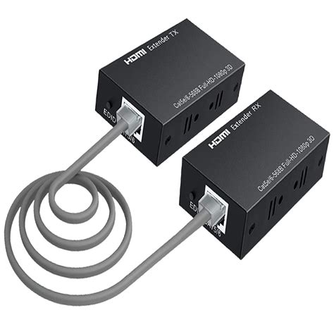 Microware HDMI Extender,ABLEWE 196ft/60m 1080P HDMI Extenders Over ...