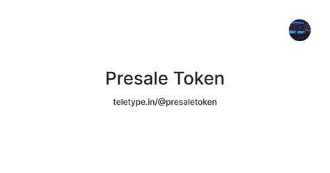 Presale Token — Teletype
