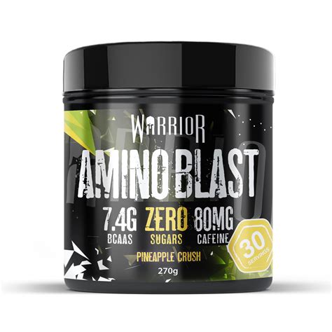 Warrior Amino Blast 270g Bcaa Powder Branched Chain Amino Acids ...