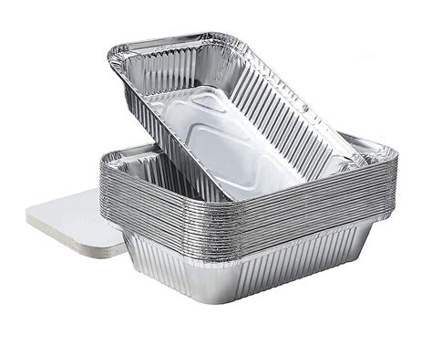 Buy Fuscia Food Storage Disposable Aluminium Foil Containers with Lid ...