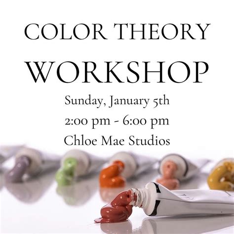 Color Theory Workshop at Chloe Mae Studios, 202 S Austin Dr, Allen, 5 ...
