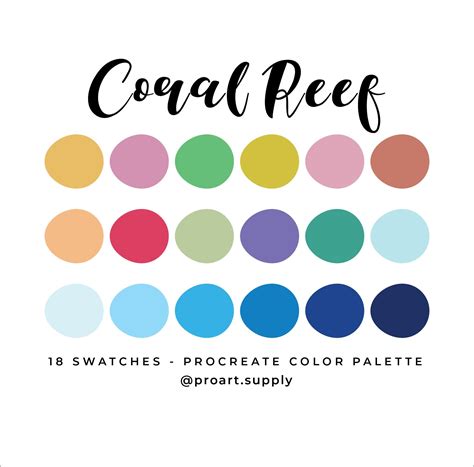 Coral Reef Color Swatch